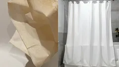 Zasłona prysznicowa znów będzie śnieżnobiała: tanie sposoby na żółty osad